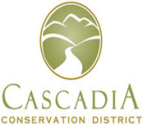 A logo for Cascadia Conservation District